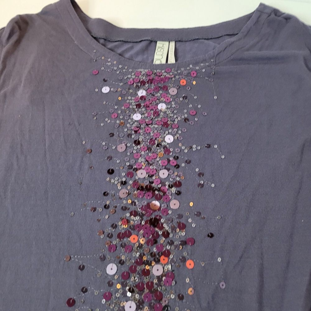 Kische Tank Top,‎ Purple Sequined, Size M